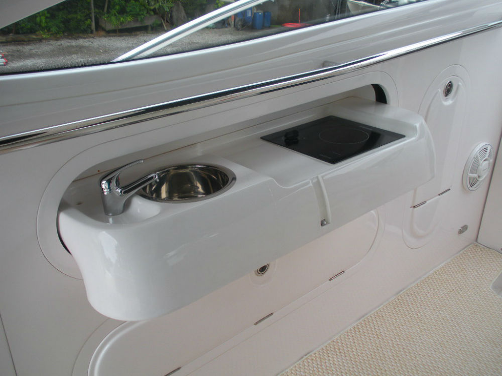 pia com fogão eletrico