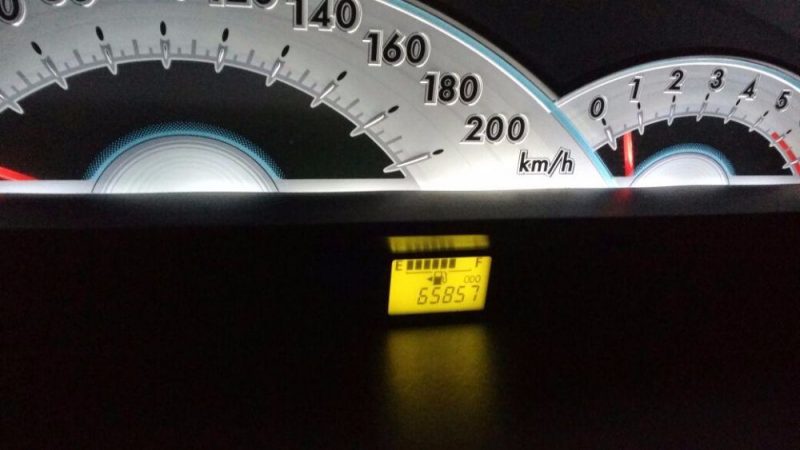 etios  painel km