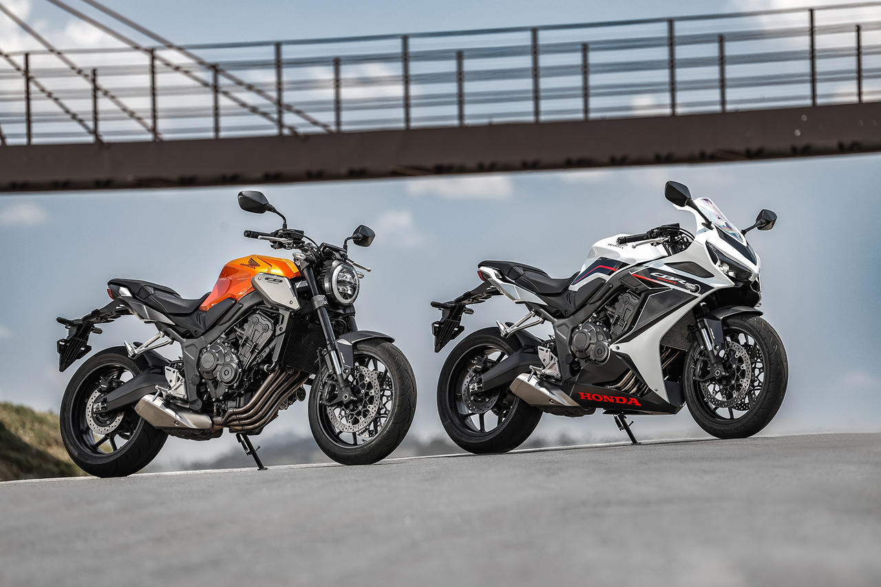 Honda CB650R e CBR650R 2024